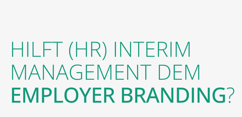 Employer Branding Interim Manager